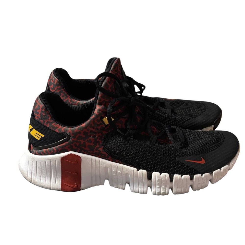 Nike Free Metcon 4 Men's Training Black Dark Cayenne White Solar Flare Sz‎ 13